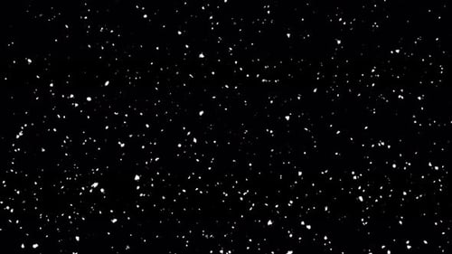 Falling Snow Animated Background with Black Backdrop