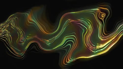 Dynamic Abstract Fluid Light Waves