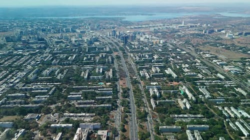 Vista aérea da cidade de Brasília.