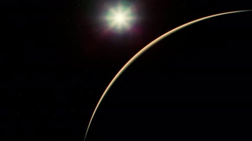 Incredible Sunrise on the Planet Mars