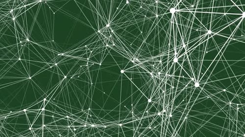 Animated Abstract Network Connection Background Loop