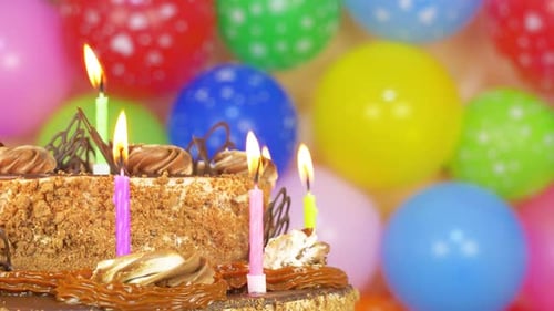 Birthday Cake with Candles