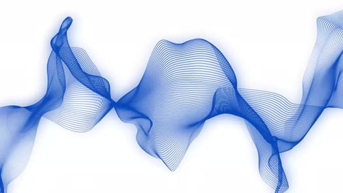 Abstract Wavy Line Animated