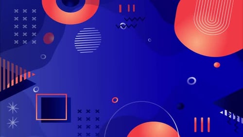 Shapes Animation Background Video