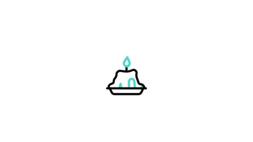 Candle Lineal Animated Icon