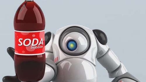 Großer Roboter - 3D-Animation