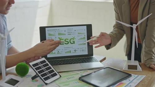 Réunion de stratégie ESG collaborative (siège social)