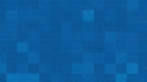 Futuristic Digital Grid Background with Twinkling Pixels Animation