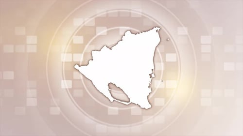 Animierte Karte von Nicaragua