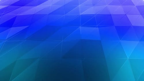 Blue geometric backdrop background. 4k abstract background