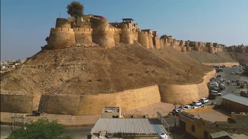 Aerial view of Jaisalmer Fort - Rajasthan, India