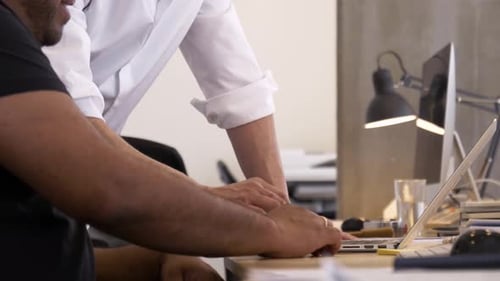 Close Up Businessmen Talking Meeting in Office 3539 Years