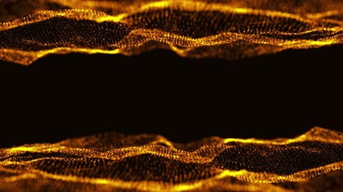 Looped Gold Particles