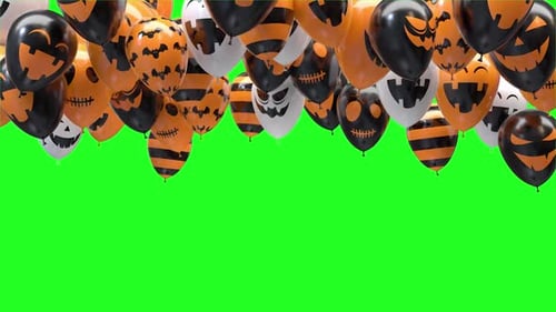 Luftballons mit Halloween-Thema für festliche Feierlichkeiten