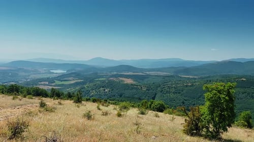 beautiful mountain clear blue sky no person top view