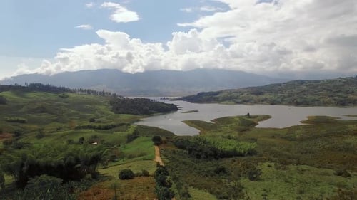 Calima Lake in Valle del Cauca Colombia
