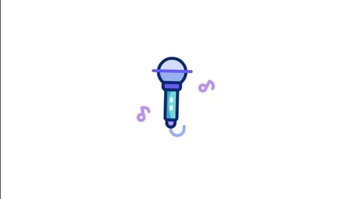Karaoke Animated Icon