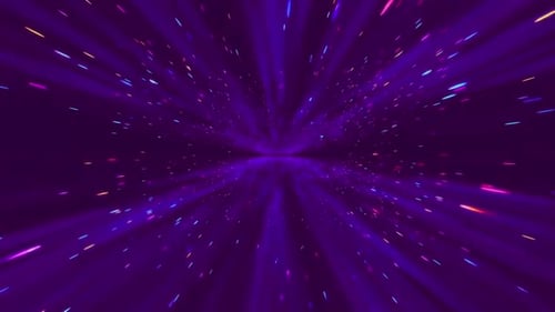 Purple Neon Lightspeed Hyper Space
