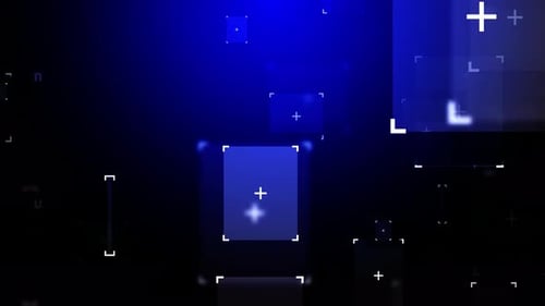 Technology Blue Background Loop