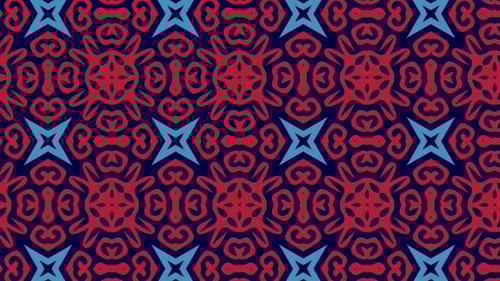 Fond d'animation de motifs isométriques fluides | Fond de motifs de récompenses