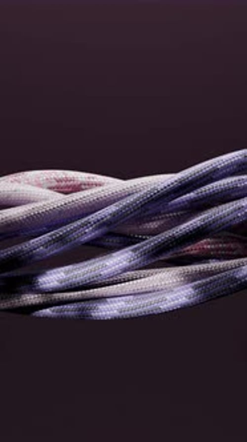 Modern Abstract Twisting Ropes Background Animation