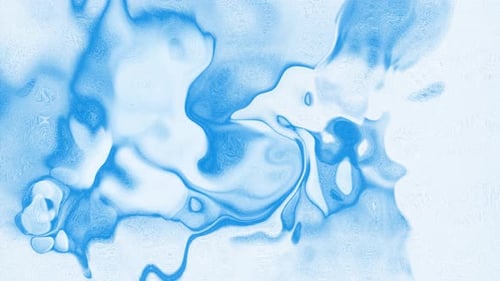Abstract Blue and White Fluid Motion Background