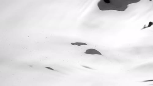 Rippling Water Creates Abstract Monochrome Patterns