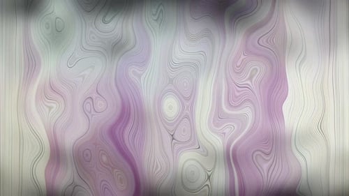 Fluid Abstract Lines Motion Background in Purple and White