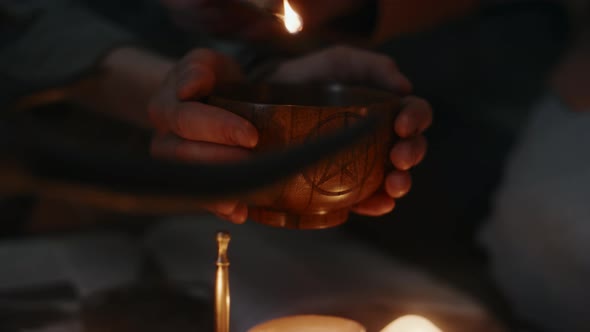 Mystical Ceremony for Summoning Demons, Lifestyle Stock Footage ft ...