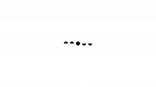Minimalist Geometric Circle Logo Reveal Animation