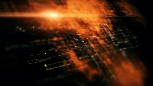 Advanced Data Matrix Simulation Vertical Background 16