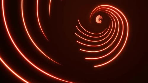 Abstrakter roter Wirbelwirbel mit dynamischer Bewegung und leuchtenden Lichteffekten für modernes Design
