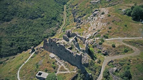 view from the top of the castle