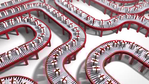 Animated Christmas Factory