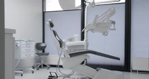Dental Equipment at Dental Office Concept of Dental Care