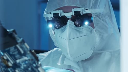 Laboratoire scientifique rempli de divers équipements de recherche Les scientifiques mènent des expériences
