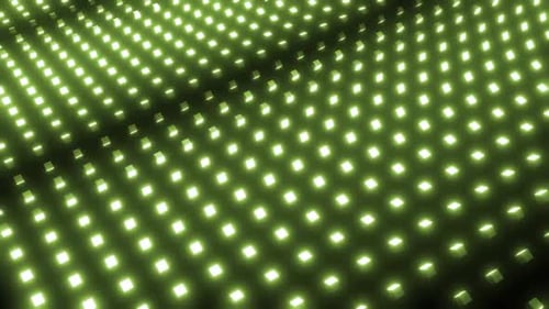 Atemberaubende abstrakte leuchtende Lichter schaffen einen dynamischen digitalen Bühnenhintergrund