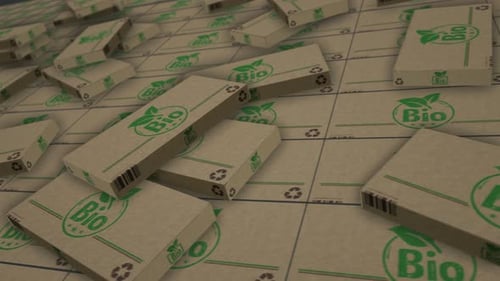 Bio organic box pack production loopable seamless