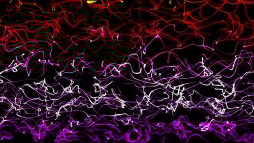 Colorful Abstract Wavy Line Topographic Background Loop V2