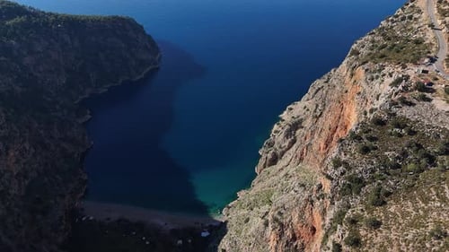 Turkey Coastal Beauty Turkish Shoreline Dramatic Mountains Aweinspiring View Rugged Peaks Mountains