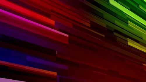 Gradient Red Color Tech Animated Background