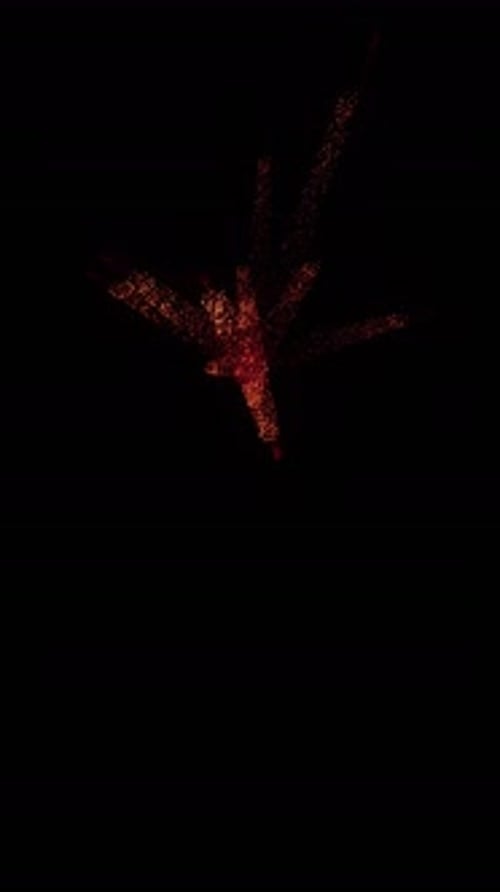 Red Particle Explosion Abstract Reveal