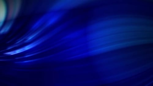 Abstract Fluid Blue Light Streaks Motion Background Loop