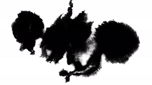 Artistic Ink Splatter Reveal Animation