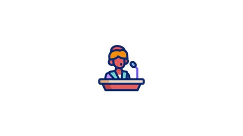 Speech Animated Icon