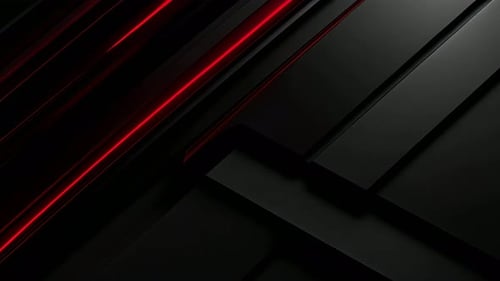 Dynamic Abstract Background with Red Glowing Lines