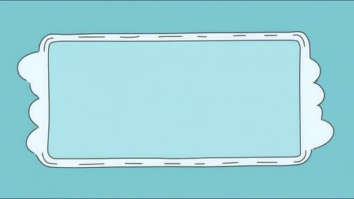 Hand-Drawn Wobbly Sketch Rectangle Frame Animation