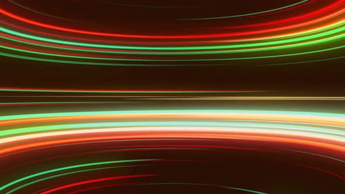 Kurvenfarbener Neonlinien-Hintergrund mit Farbverlauf