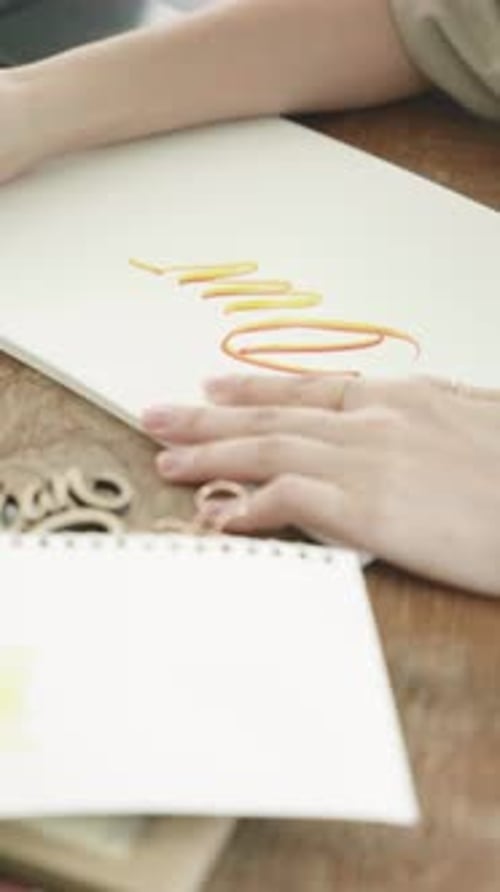 Drawing on Paper with a Marker