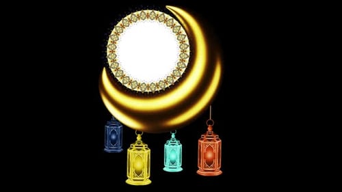 Ramadan-Großmond und Lampen